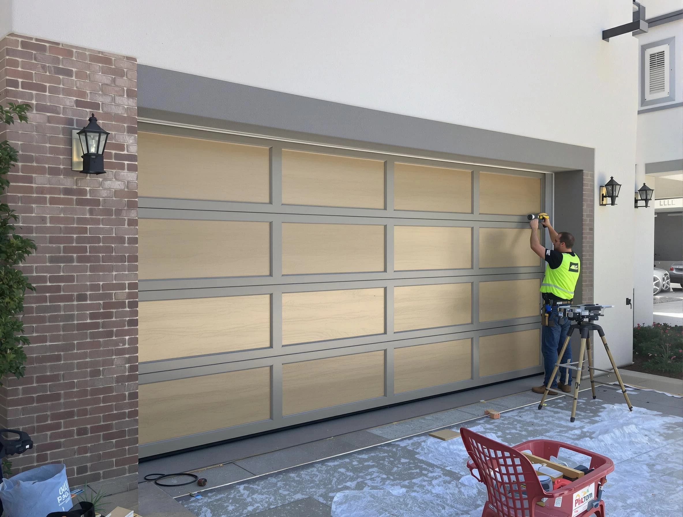 Garage door replacement service by Lake Forest Garage Door Repair in Lake Forest