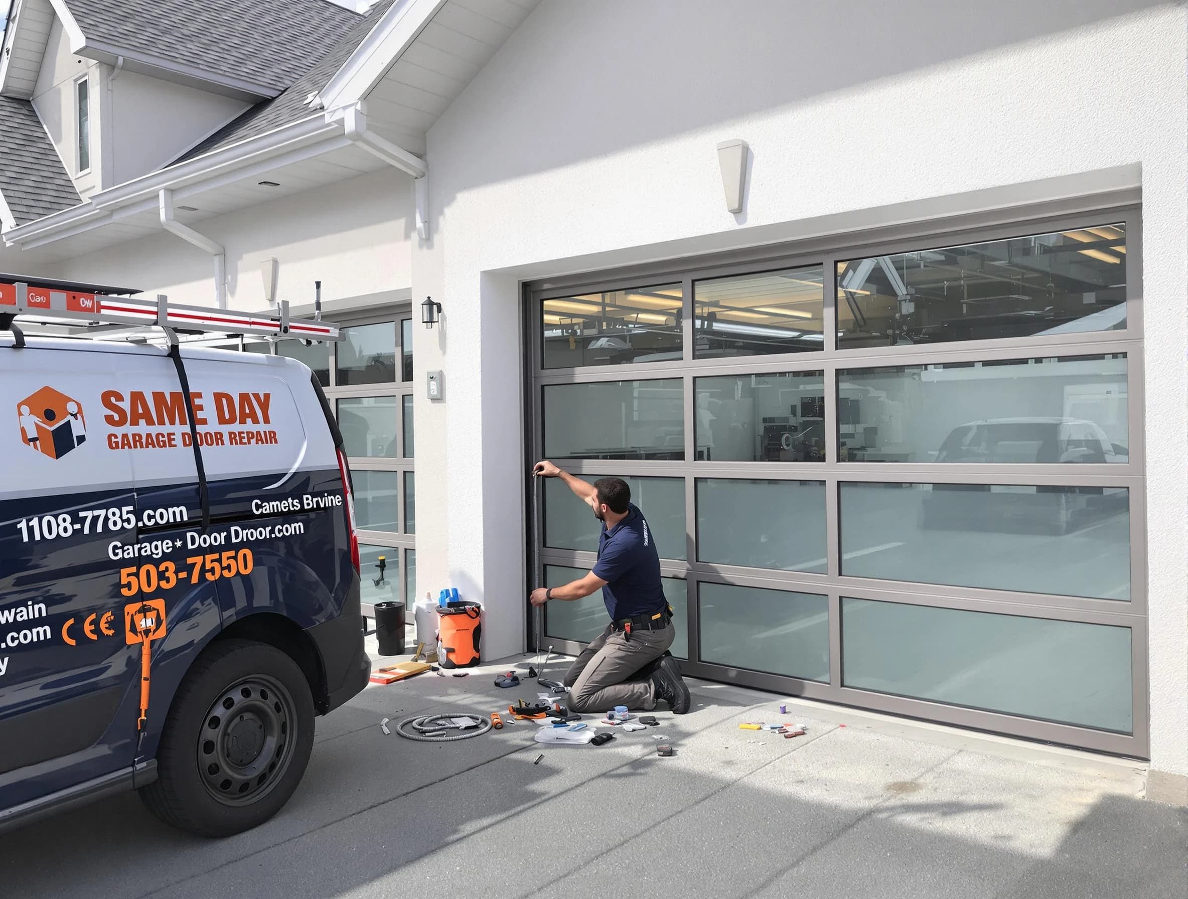 Same-day garage door repair service by Lake Forest Garage Door Repair in Lake Forest