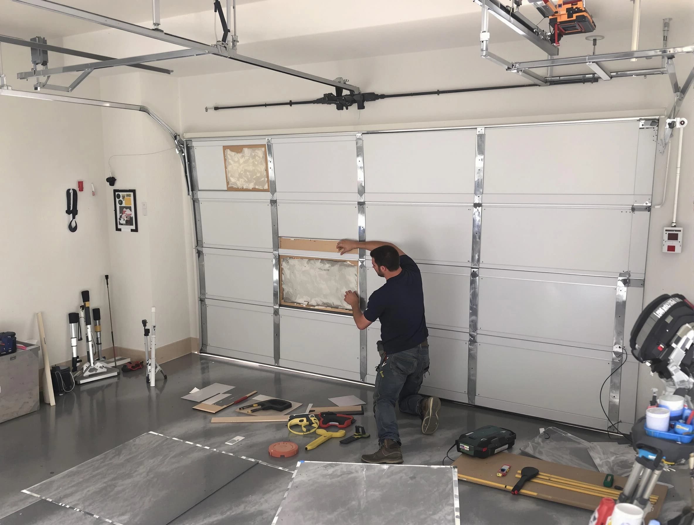 Garage Door Panel Repair in Lake Forest